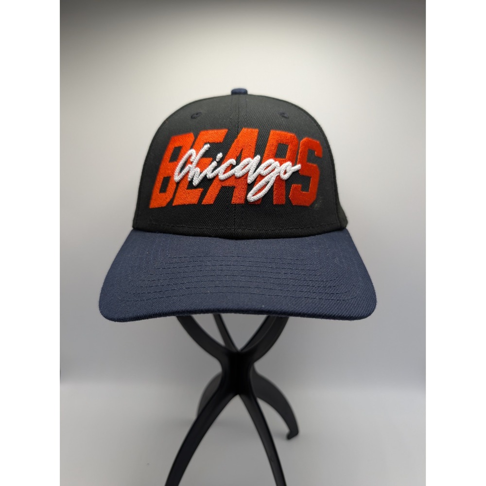 New Era 9FORTY Chicago Bears NFL Snapback Hat Black Navy Orange Adjustable Cap